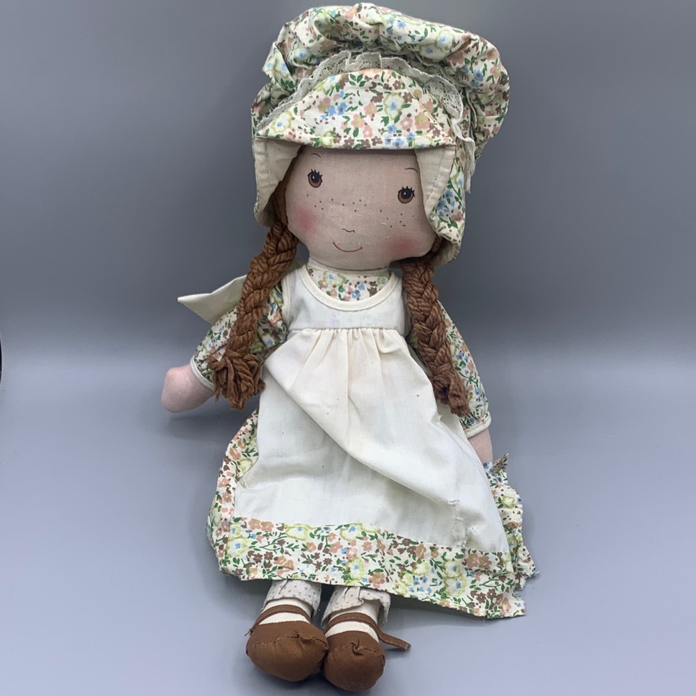 Holly Hobbie Doll Knickerbocker Heather 15”tall Original Vintage 70s